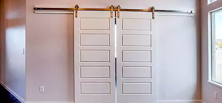 Glass Barn Door with Installation Hardware Kit Burke Centre